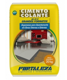 Cimento Colante é a Novidade da Usina Fortaleza